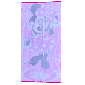 TELO MARE MINNIE DISNEY ASCIUGAMANO PER BAMBINI IN MICROFIBRA CM 140X70 - MIN1397