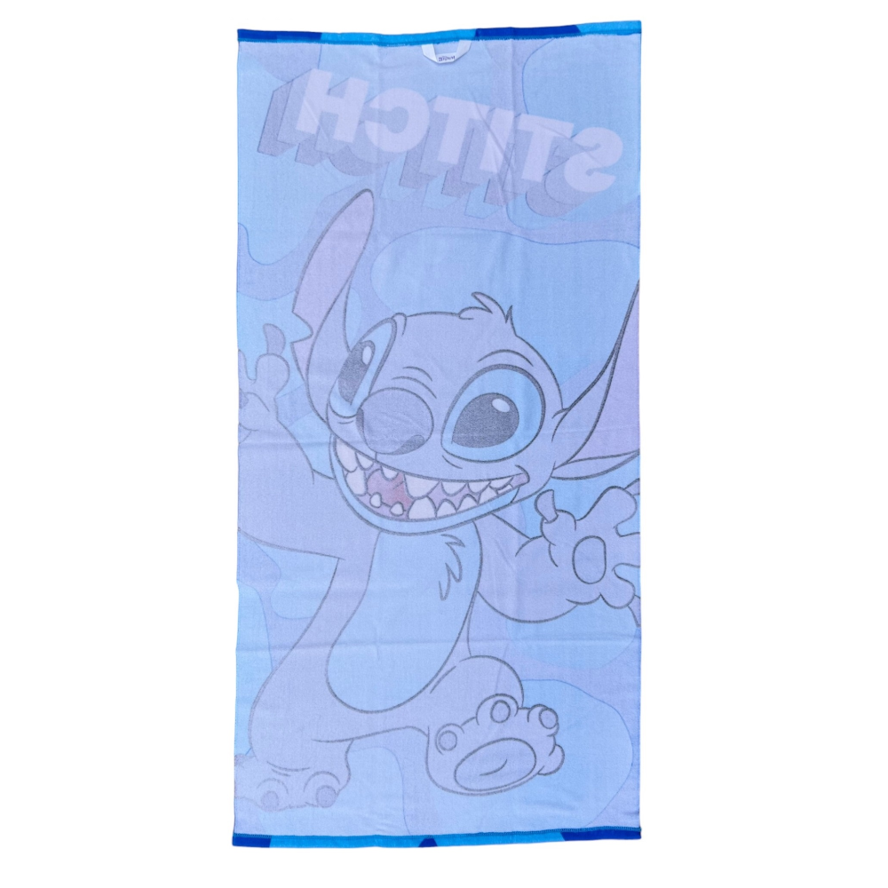 TELO MARE STITCH DISNEY ASCIUGAMANO PER BAMBINI IN MICROFIBRA CM 140X70 - STI1412