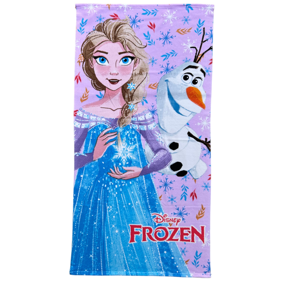 TELO MARE FROZEN DISNEY ASCIUGAMANO PER BAMBINI IN MICROFIBRA CM 140X70 - FRO24-3609