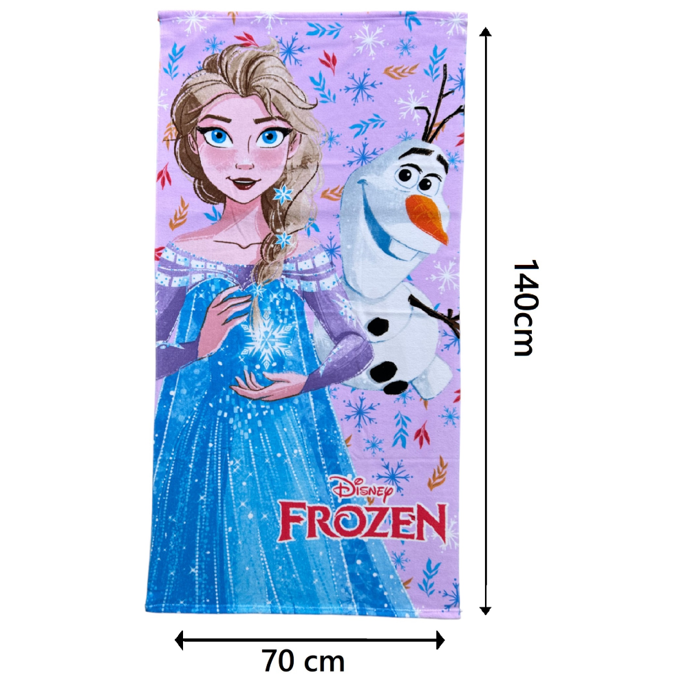 TELO MARE FROZEN DISNEY ASCIUGAMANO PER BAMBINI IN MICROFIBRA CM 140X70 - FRO24-3609