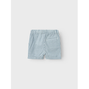 BERMUDA IN MISTO LINO CON VITA REGOLABOILE PANTALONCINI BAMBINO - 13229476CELESTE