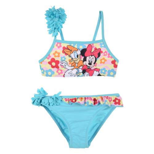 COSTUME MARE MINNIE DISNEY BIKINI 2 PEZZI BAMBINA - EX1825CELESTE
