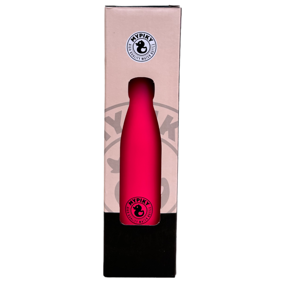 Bottiglia in Acciaio Inox 18/10 Thermos Doppia Parete - Beccuccio Stile Pet Colorata 500 Ml. - MPAS01/8