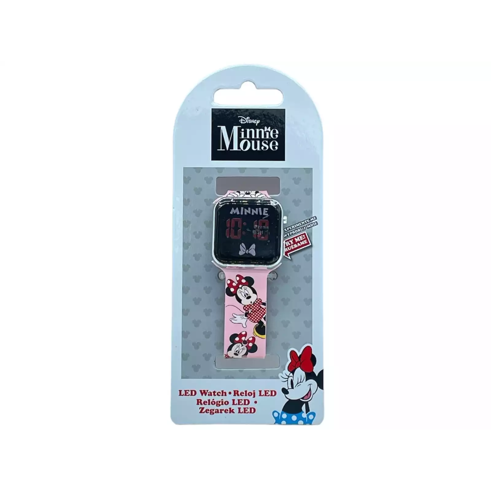 OROLOGIO A LED MINNIE MOUSE DISNEY DA POLSO DIGITALE - MN4369