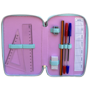 ASTUCCIO SCUOLA 3D MINNIE DISNEY MULTISCOMPARTO 3 ZIP PORTACOLORI PENNARELLI GIOTTO - MIN0972