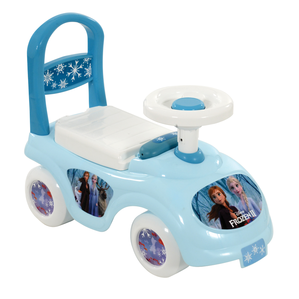 PRIMA AUTO CAVALCABILE CON TELEFONO FROZEN II DISNEY 3 IN 1 MACCHININA PRIMI PASSI PORTAGIOCHI - 35724