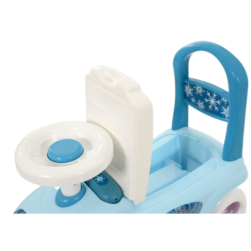 PRIMA AUTO CAVALCABILE CON TELEFONO FROZEN II DISNEY 3 IN 1 MACCHININA PRIMI PASSI PORTAGIOCHI - 35724