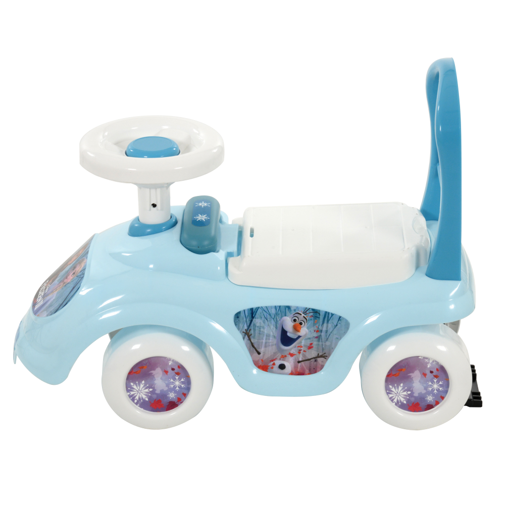 PRIMA AUTO CAVALCABILE CON TELEFONO FROZEN II DISNEY 3 IN 1 MACCHININA PRIMI PASSI PORTAGIOCHI - 35724