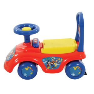 PRIMA AUTO CAVALCABILE CON TELEFONO TOPOLINO DISNEY 3 IN 1 MACCHININA PRIMI PASSI PORTAGIOCHI - 35727