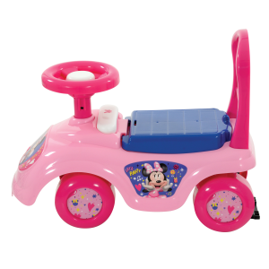 PRIMA AUTO CAVALCABILE CON TELEFONO MINNIE DISNEY 3 IN 1 MACCHININA PRIMI PASSI PORTAGIOCHI - 35726