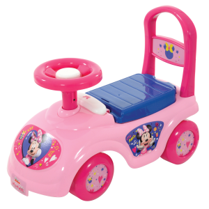 PRIMA AUTO CAVALCABILE CON TELEFONO MINNIE DISNEY 3 IN 1 MACCHININA PRIMI PASSI PORTAGIOCHI - 35726