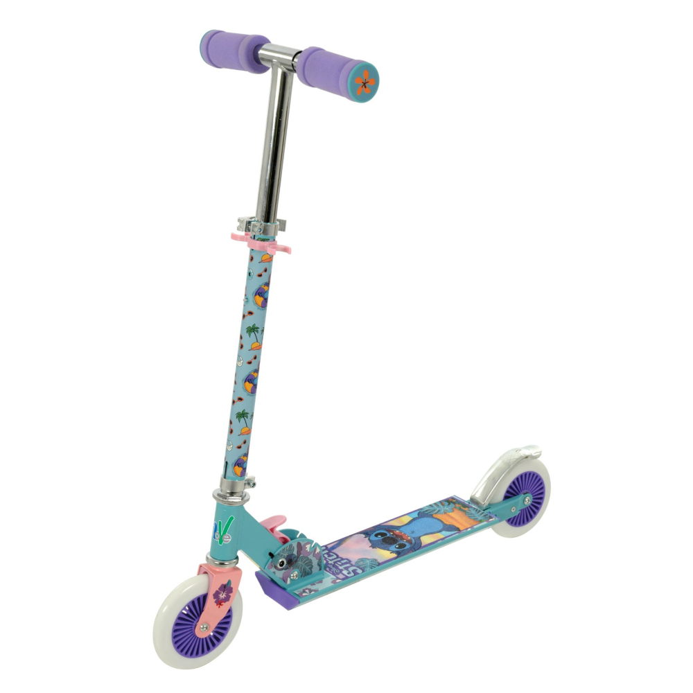 MONOPATTINO STITCH DISNEY 2 RUOTE PIEGHEVOLE MANUBRIO REGOLABILE 70 KG- 37263