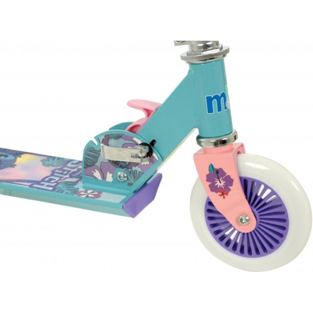 MONOPATTINO STITCH DISNEY 2 RUOTE PIEGHEVOLE MANUBRIO REGOLABILE 70 KG- 37263