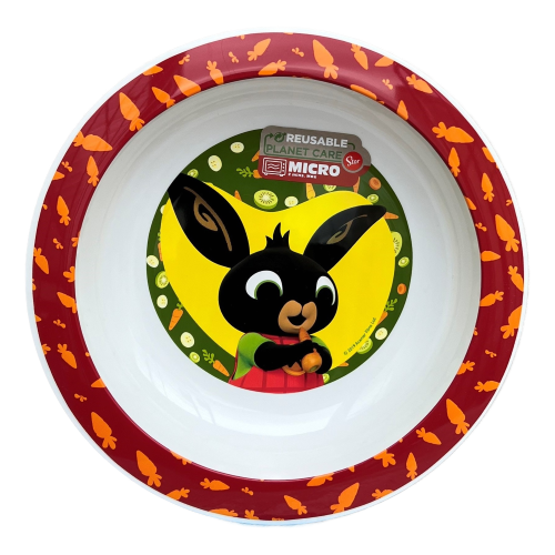 PIATTO FONDO BING BUNNY CONIGLIETTO IN PLASTICA DIAMETRO CM. 20 - ST1007