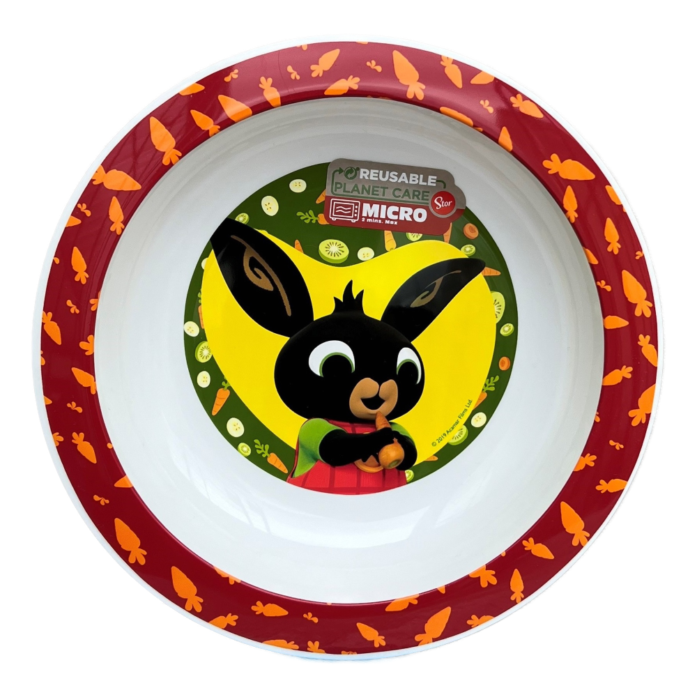 PIATTO FONDO BING BUNNY CONIGLIETTO IN PLASTICA DIAMETRO CM. 20 - ST1007