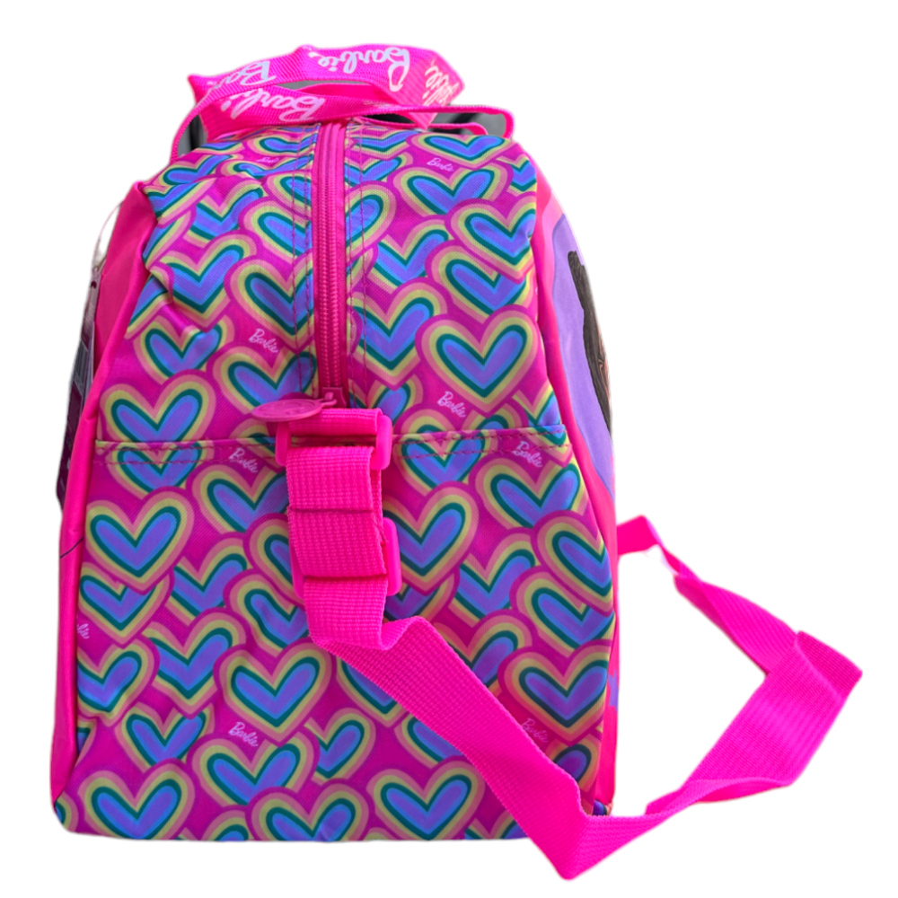 BORSA PALESTRA BARBIE BORSONE DA VIAGGIO BAMBINA PALESTRA CM. 40X26X21 - B08659MC