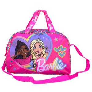 BORSA PALESTRA BARBIE BORSONE DA VIAGGIO BAMBINA PALESTRA CM. 40X26X21 - B08659MC