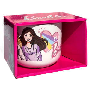 TAZZA LARGA JUMBO BARBIE IN CERAMICA 380 ML CONFEZIONE REGALO -  B09101MC