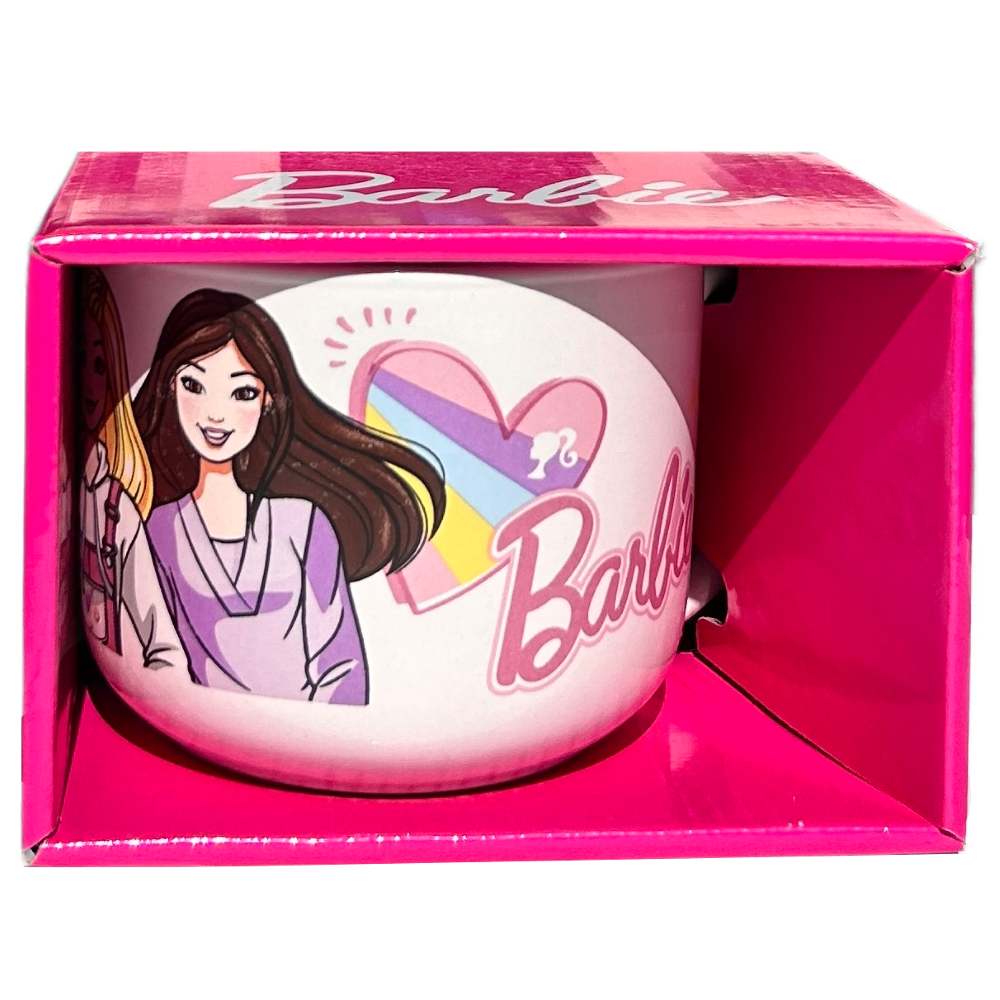 TAZZA LARGA JUMBO BARBIE IN CERAMICA 380 ML CONFEZIONE REGALO -  B09101MC