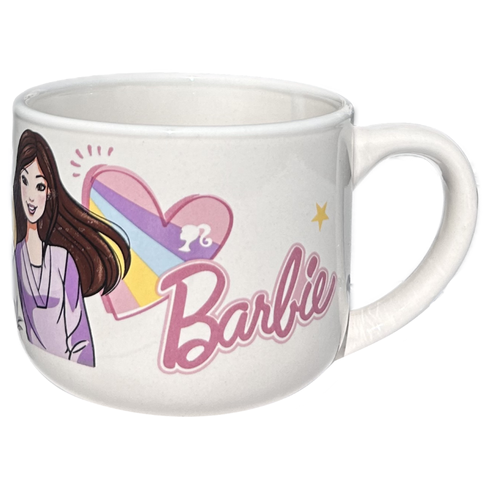 TAZZA LARGA JUMBO BARBIE IN CERAMICA 380 ML CONFEZIONE REGALO -  B09101MC