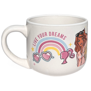 TAZZA LARGA JUMBO BARBIE IN CERAMICA 380 ML CONFEZIONE REGALO -  B09101MC