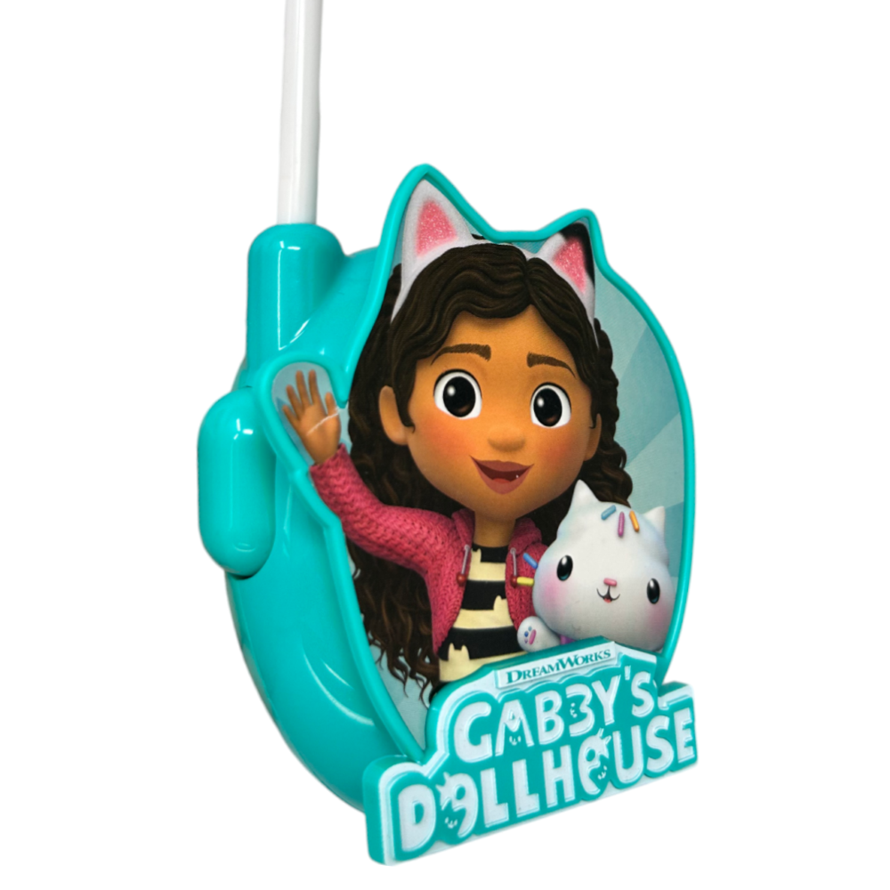 WALKIE TALKIE GABBY'S DOLLHOUSE 2 RADIOTRASMITTENTI PER BAMBINI DISTANZA 50 METRI - GD00058