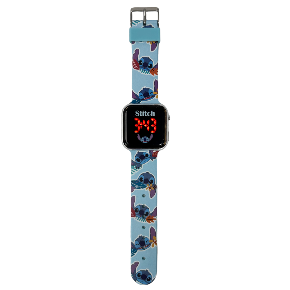OROLOGIO A LED STITCH DISNEY DA POLSO DIGITALE - LAS4039