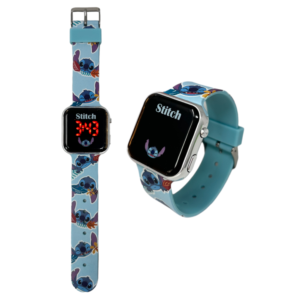 OROLOGIO A LED STITCH DISNEY DA POLSO DIGITALE - LAS4039