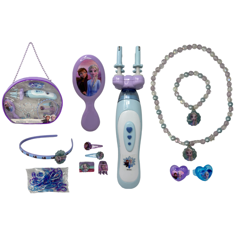 ACCESSORI FROZEN DISNEY SET 15 PEZZI ACCESSORI CAPELLI INTRECCIA CAPELLI GIOIELLI - WD21651