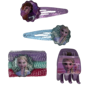 ACCESSORI FROZEN DISNEY SET 15 PEZZI ACCESSORI CAPELLI INTRECCIA CAPELLI GIOIELLI - WD21651