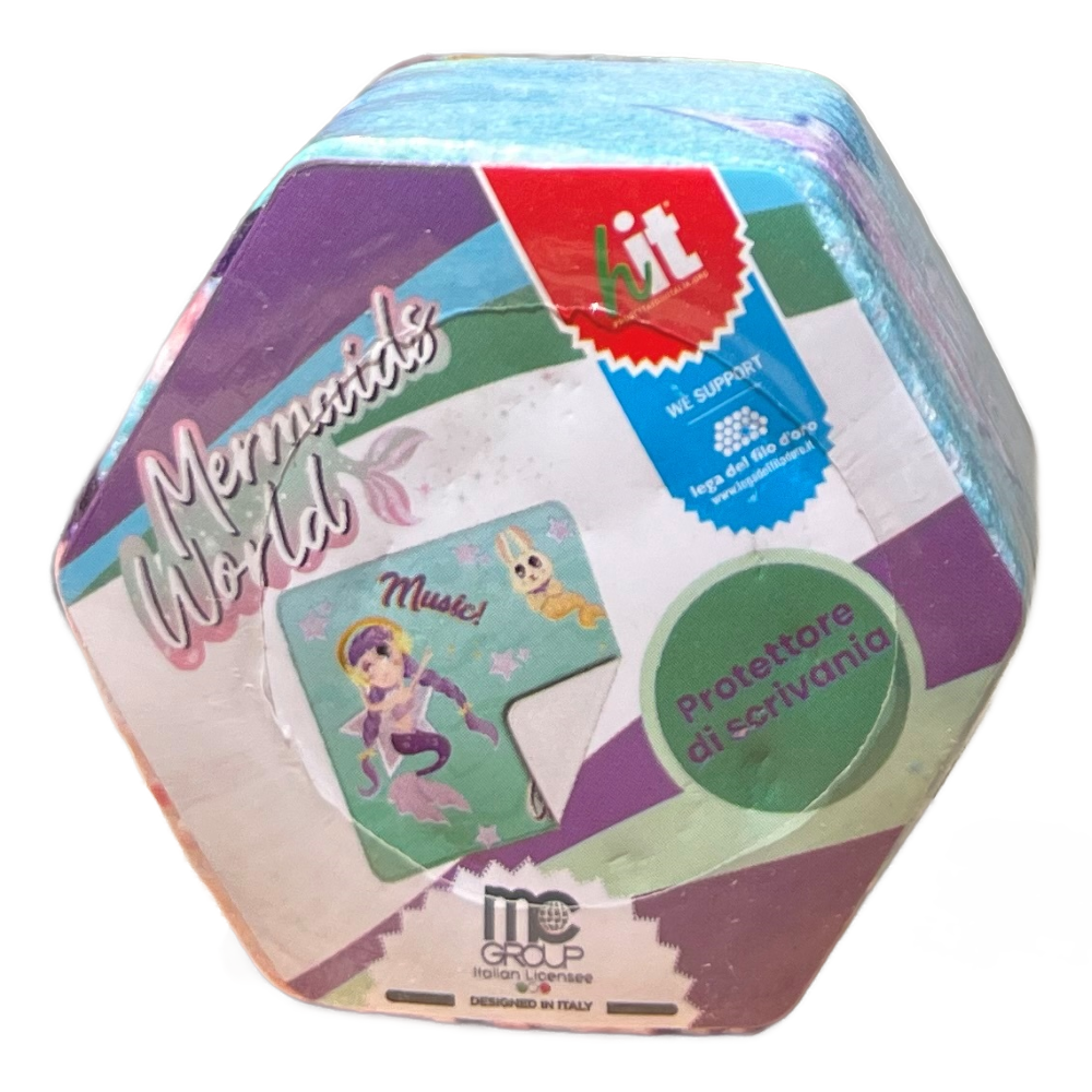 TOVAGLIETTA MAGICA SIRENE IN TESSUTO DA COLAZIONE PRANZO CM.40X30 - CON0864-B