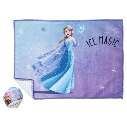 TOVAGLIETTA MAGICA FROZEN DISNEY IN TESSUTO DA COLAZIONE PRANZO CM.40X30 - FR0864