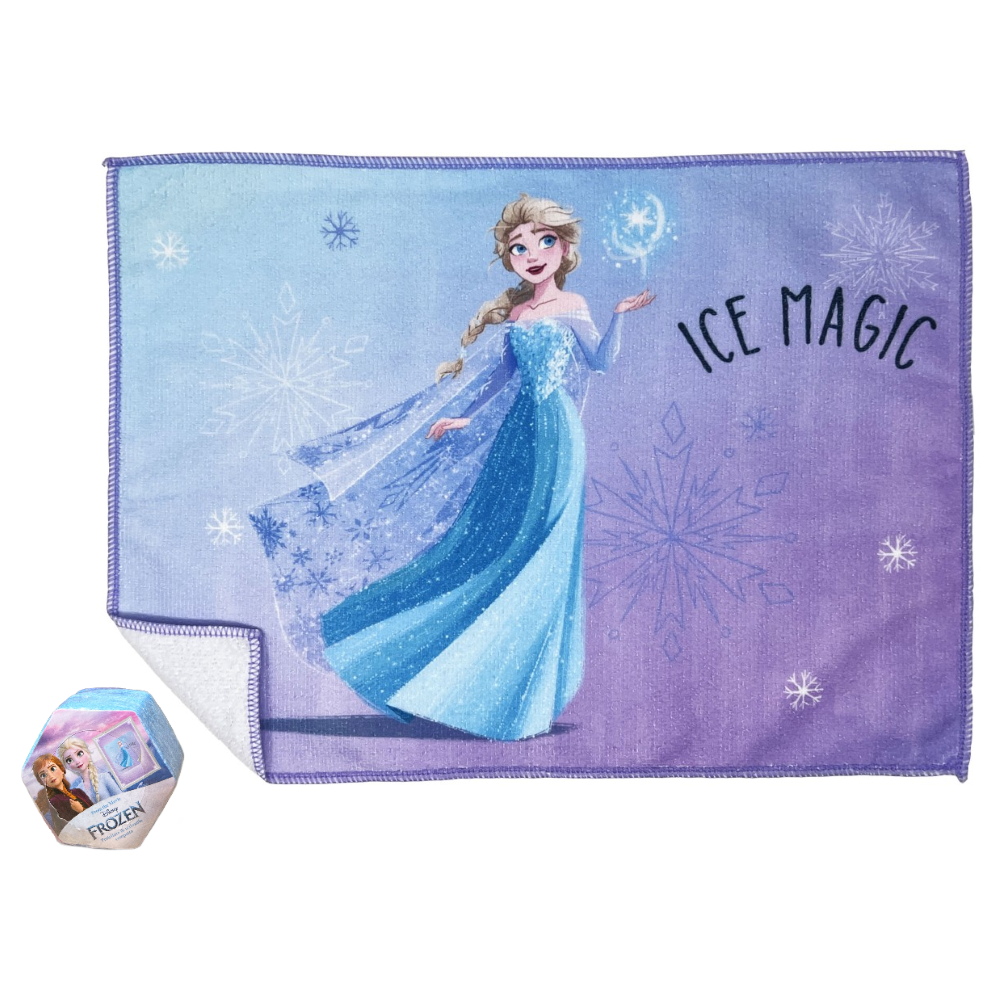 TOVAGLIETTA MAGICA FROZEN DISNEY IN TESSUTO DA COLAZIONE PRANZO CM.40X30 - FR0864