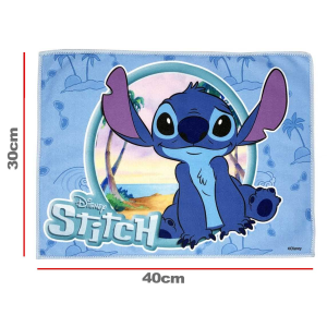 TOVAGLIETTA MAGICA STITCH DISNEY IN TESSUTO DA COLAZIONE PRANZO CM.40X30 - LST0864