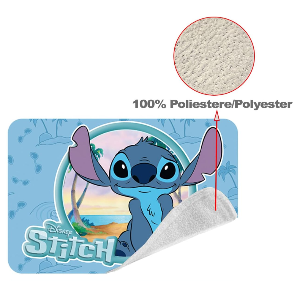 TOVAGLIETTA MAGICA STITCH DISNEY IN TESSUTO DA COLAZIONE PRANZO CM.40X30 - LST0864