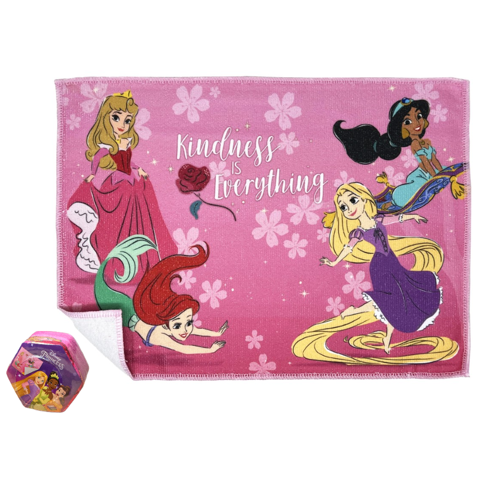 TOVAGLIETTA MAGICA PRINCIPESSE DISNEY IN TESSUTO DA COLAZIONE PRANZO CM.40X30 - PR0864