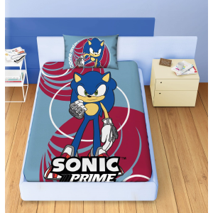 COMPLETO LENZUOLA 3 PEZZI SONIC PER LETTO UNA PIAZZA E MEZZA LENZUOLA IN 100% COTONE