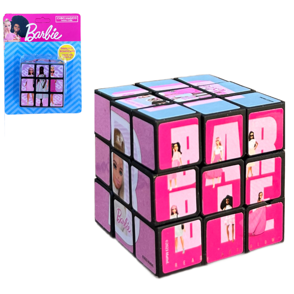 CUBO MAGICO BARBIE CUBO DI RUBIK PUZZLE 6X6X6CM - BAR0872