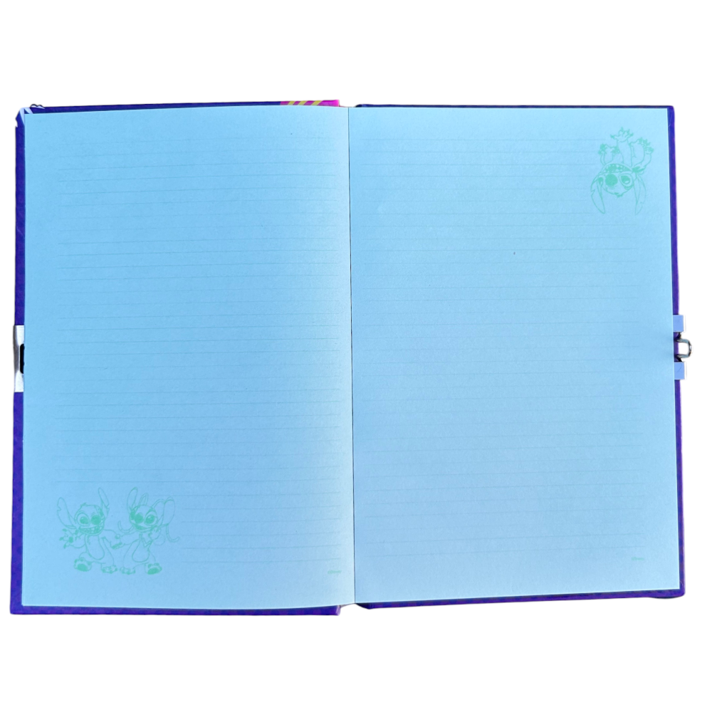 DIARIO SEGRETO STITCH DISNEY CON PENNA MAGICA ADESIVI IN CONFEZIONE - LST0822
