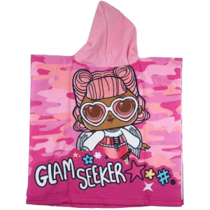 PONCHO MARE LOL SURPRISE ASCIUGAMANO ACCAPPATOIO MICROCOTONE CM110X55 100%PL- LO 0075