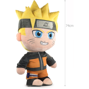 PELUCHE JUMBO NARUTO UZUMAKI 74 CM. PUPAZZO GIGANTE NARUTO SHIPPUDEN- 16001899