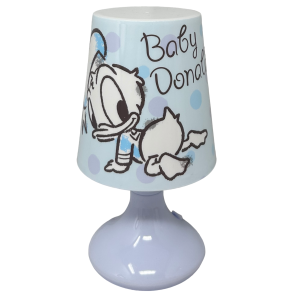 LUCE MINI LAMPADA TOPOLINO E PAPERINO DISNEY BABY COMODINO LED A BATTERIE CONFEZIONE REGALO - 68026/TOPOLINO