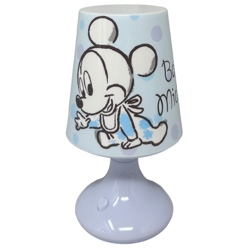 LUCE MINI LAMPADA TOPOLINO E PAPERINO DISNEY BABY COMODINO LED A BATTERIE CONFEZIONE REGALO - 68026/TOPOLINO