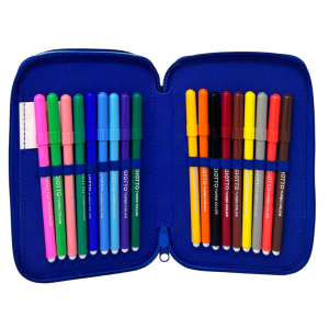 ASTUCCIO 3 ZIP SCUOLA WINNIE THE POOH DISNEY MULTISCOMPARTO PORTACOLORI GIOTTO - 1004E3253