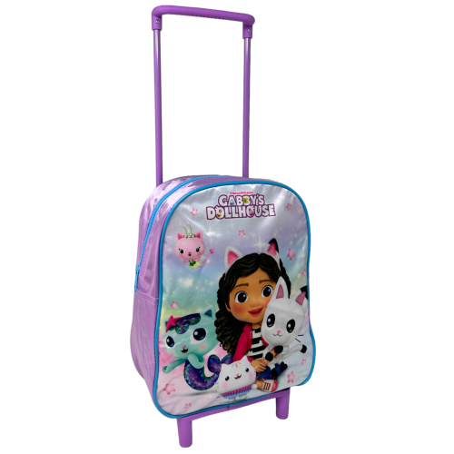 ZAINO ASILO TROLLEY GABBY'S DOLLHOUSE BORSA PER SCUOLA MATERNA TEMPO LIBERO - 1000ET283219