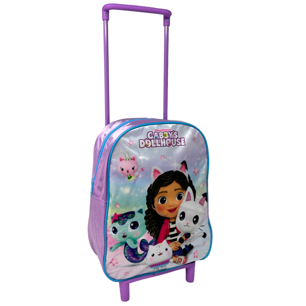 ZAINO ASILO TROLLEY GABBY'S DOLLHOUSE BORSA PER SCUOLA MATERNA TEMPO LIBERO - 1000ET283219