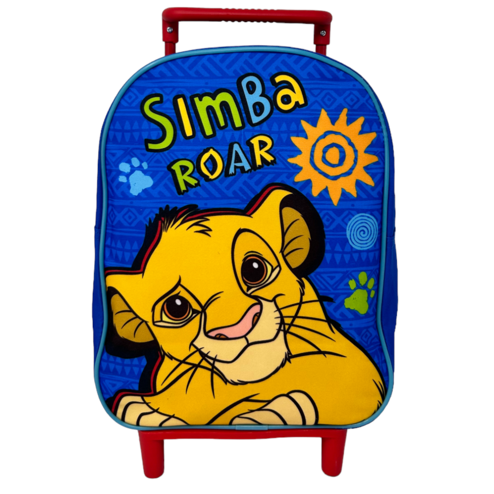 ZAINO ASILO TROLLEY SIMBA DISNEY RE LEONE BORSA PER SCUOLA MATERNA TEMPO LIBERO - 1000ET283254
