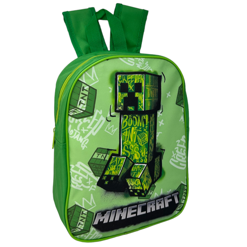 ZAINO ASILO MINECRAFT VIDEOGIOCO BORSA SCUOLA INFANZIA O PER TEMPO LIBERO PASSEGGIO- 1000E282392