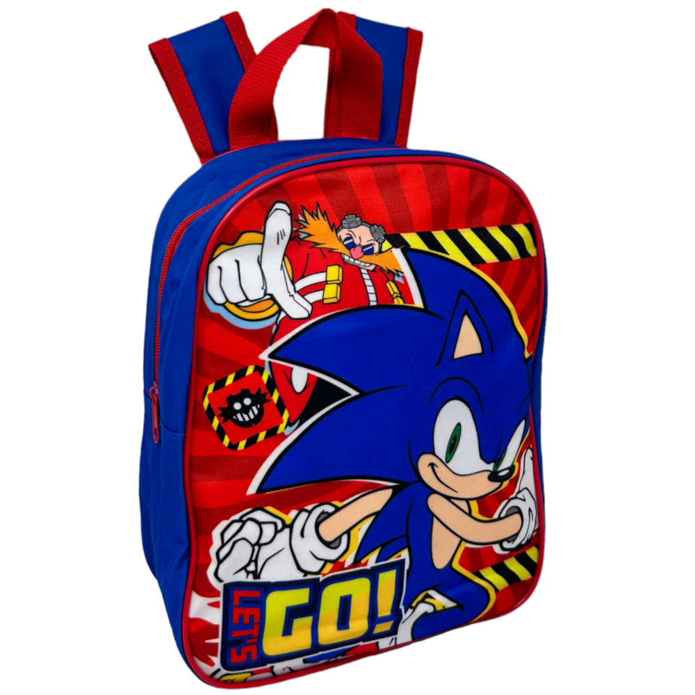 ZAINO ASILO SONIC THE HEDGEHOG BORSA SCUOLA INFANZIA O PER TEMPO LIBERO PASSEGGIO- 1000E283217