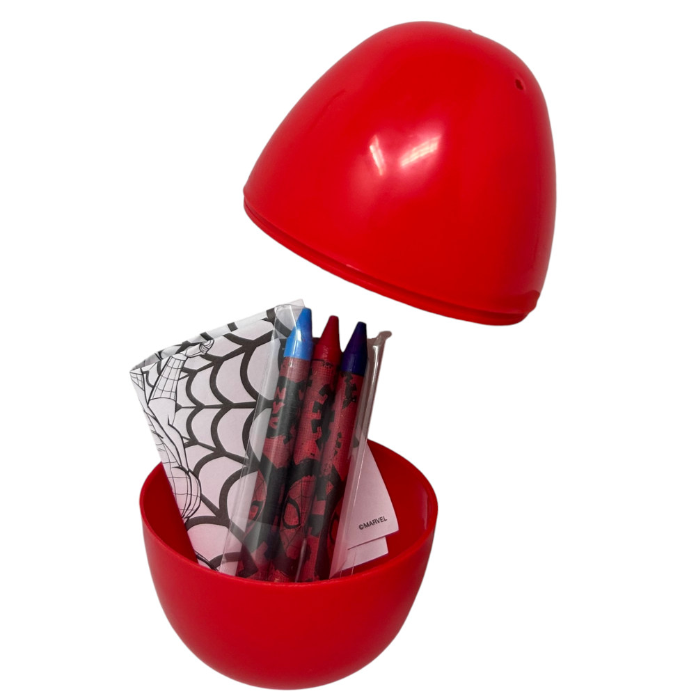MINI UOVO CON SORPRESA SPIDERMAN MARVEL OVETTO CON KIT DA COLORARE -  SP0940